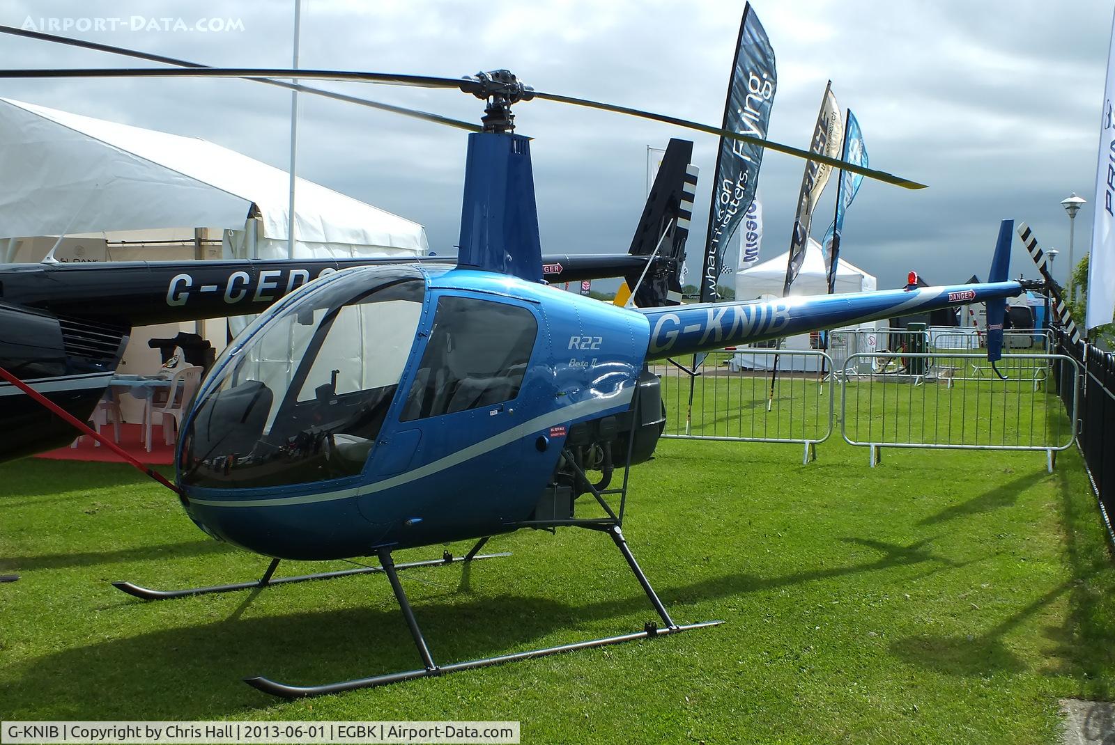 G-KNIB, 2000 Robinson R22 Beta C/N 3145, at AeroExpo 2013