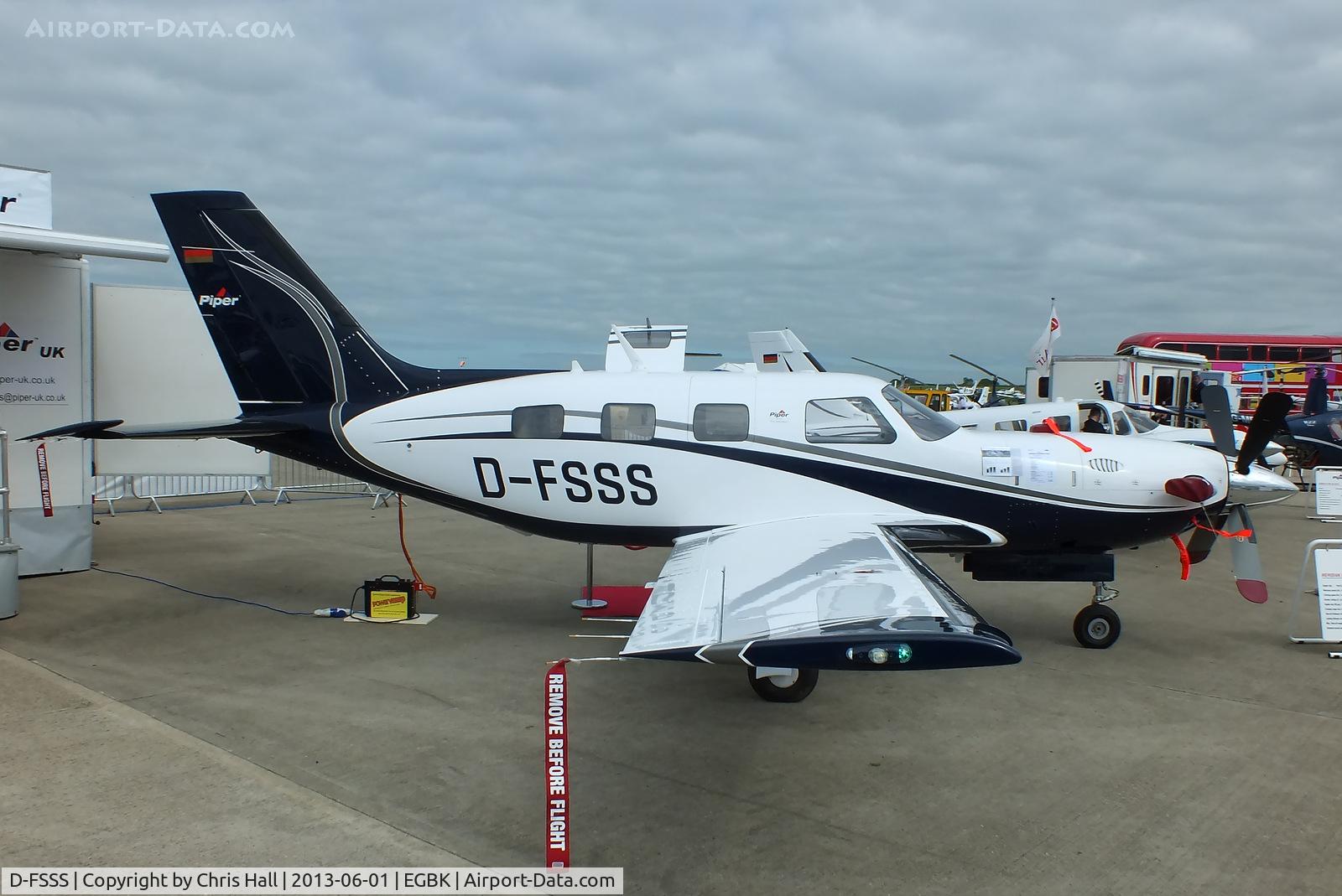 D-FSSS, 2012 Piper PA-46 Malibu Meridian C/N 4697512, at AeroExpo 2013