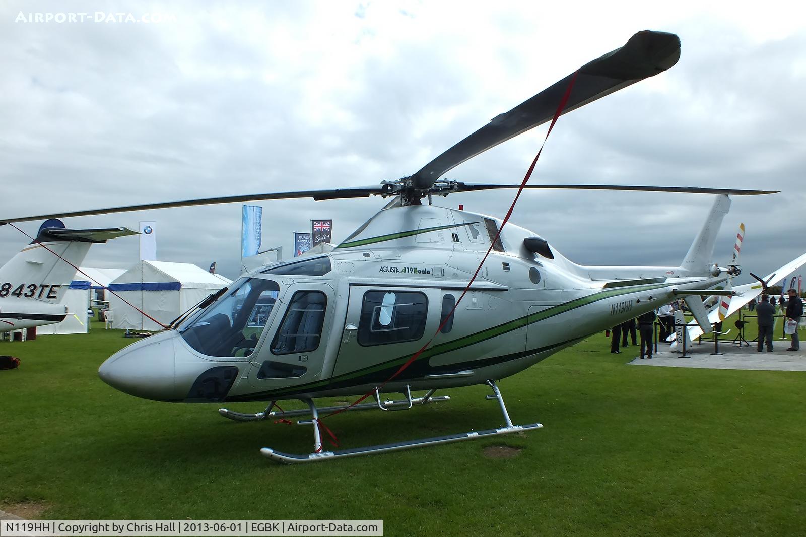 N119HH, 2000 Agusta A-119 C/N 14008, at AeroExpo 2013