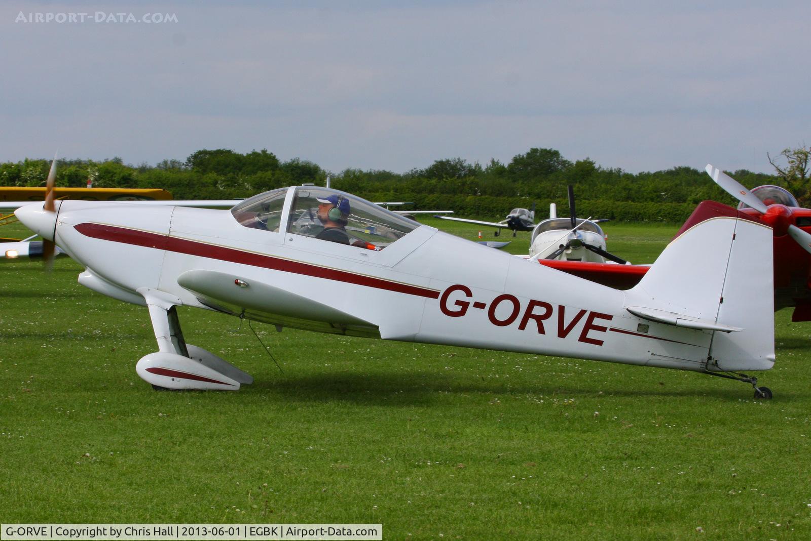 G-ORVE, 1994 Vans RV-6 C/N 21710, at AeroExpo 2013