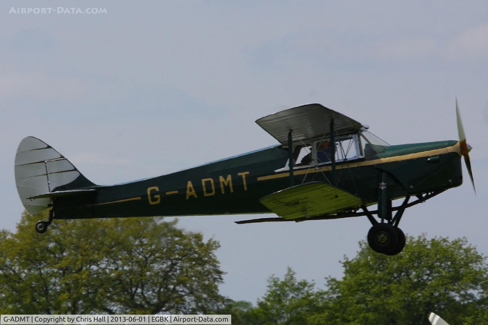 G-ADMT, 1936 De Havilland DH.87B Hornet Moth C/N 8093, at AeroExpo 2013