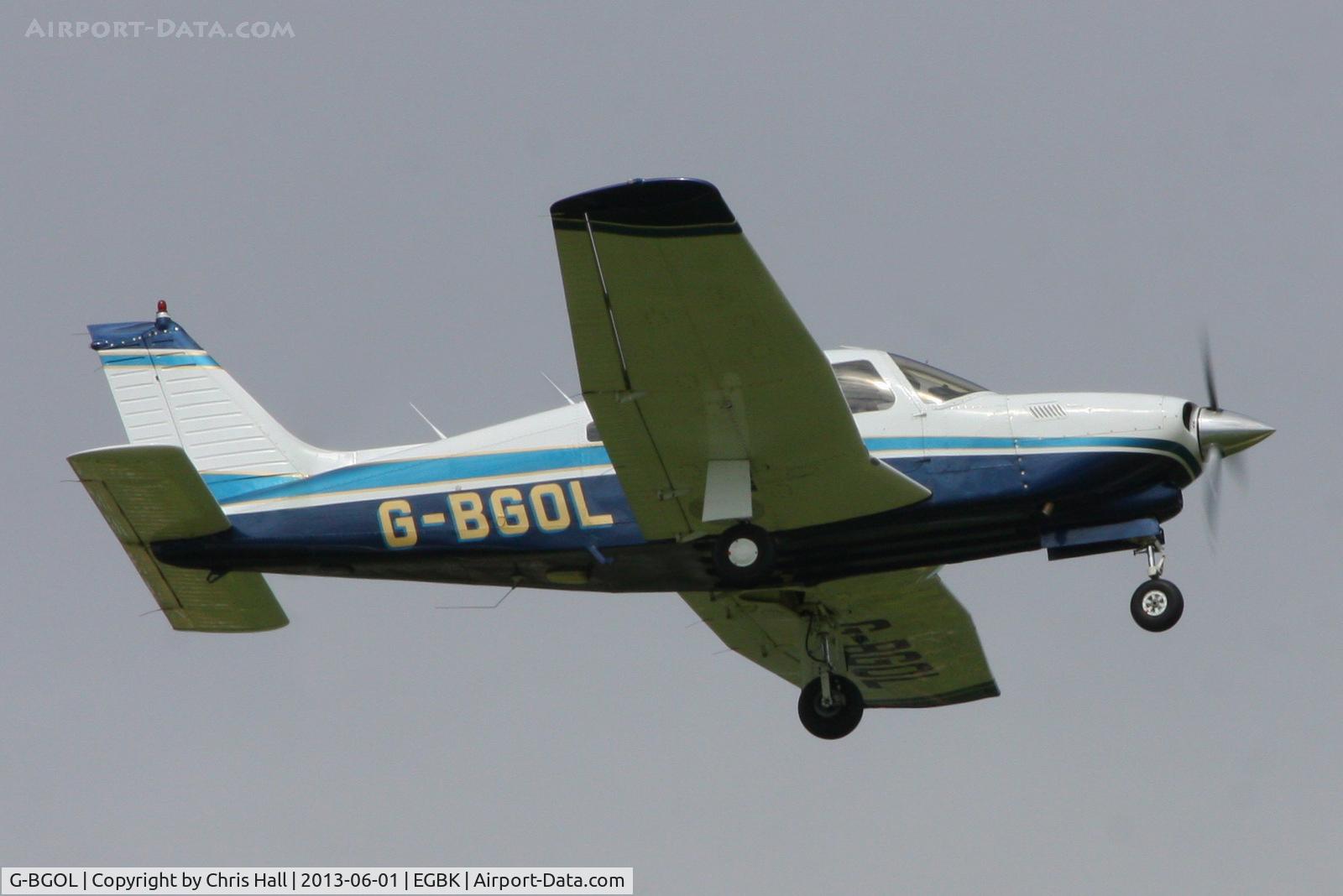 G-BGOL, 1978 Piper PA-28R-201T Cherokee Arrow III C/N 28R-7803335, at AeroExpo 2013