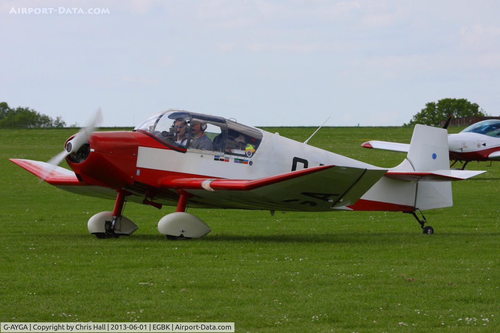 G-AYGA, 1956 SAN Jodel D-117 C/N 436, at AeroExpo 2013