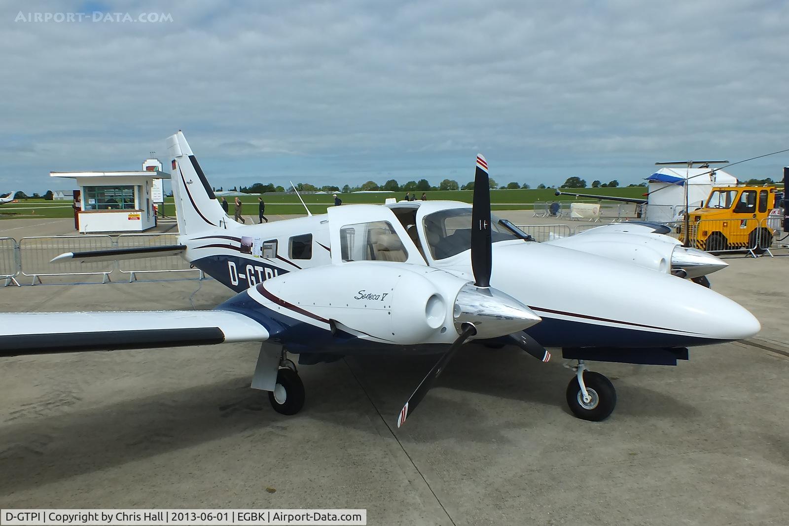 D-GTPI, Piper PA-34-220T C/N 3449410, at AeroExpo 2013