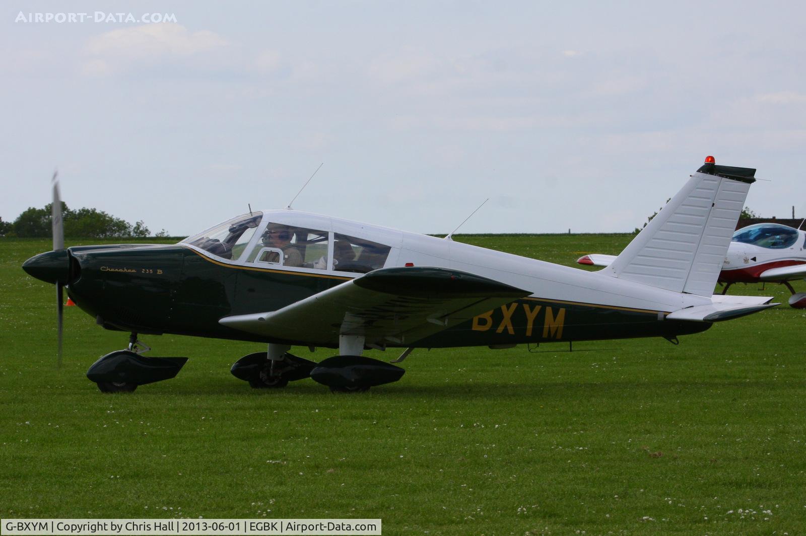 G-BXYM, 1967 Piper PA-28-235 Cherokee B C/N 28-10858, at AeroExpo 2013