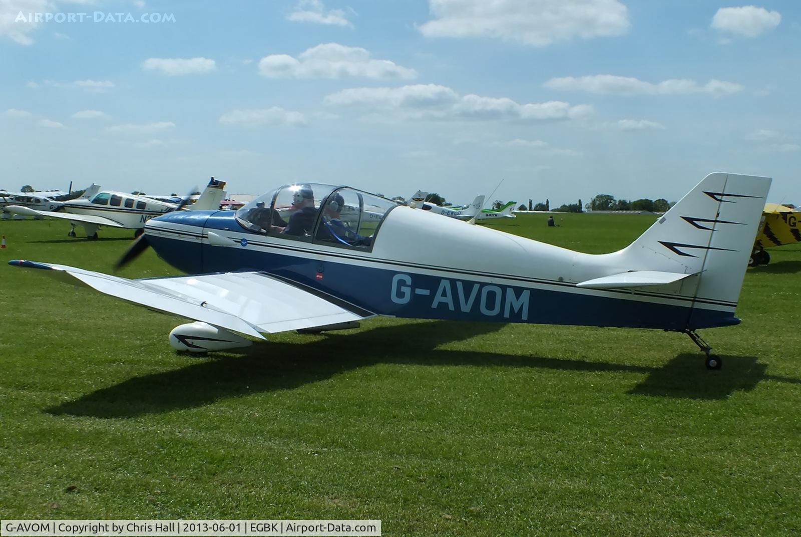 G-AVOM, 1967 CEA Jodel DR-221 Dauphin C/N 65, at AeroExpo 2013