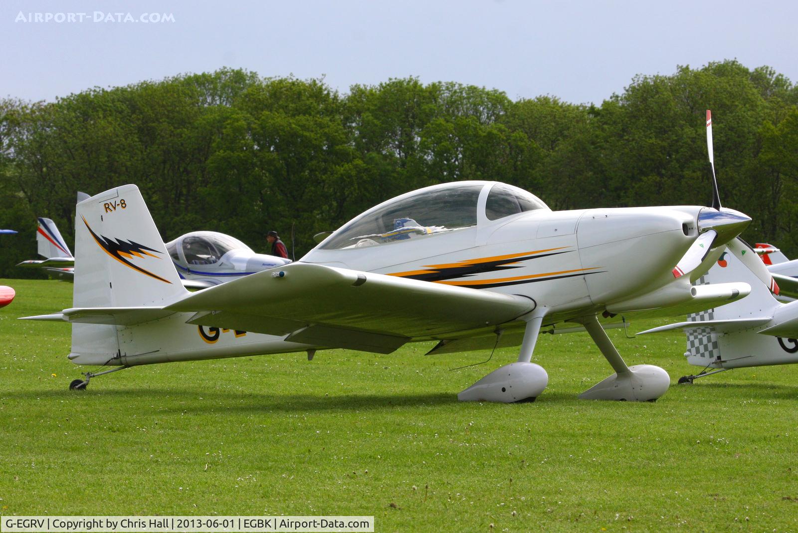 G-EGRV, 2007 Vans RV-8 C/N PFA 303-13639, at AeroExpo 2013