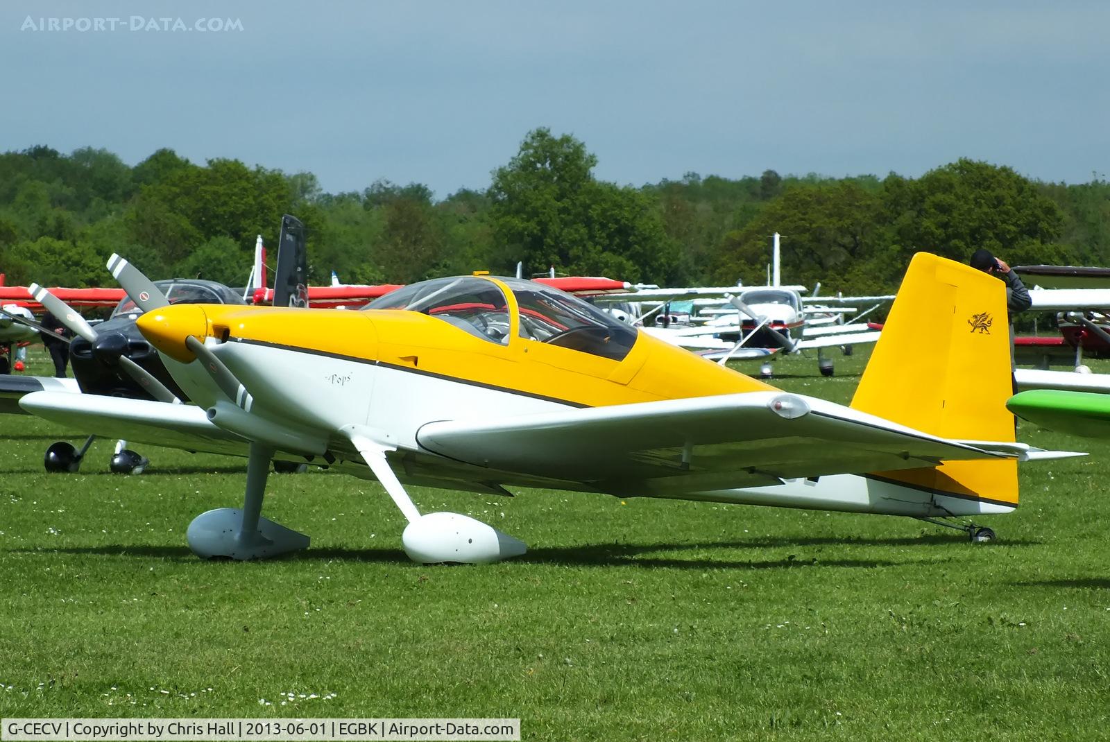 G-CECV, 2006 Vans RV-7 C/N PFA 323-14338, at AeroExpo 2013