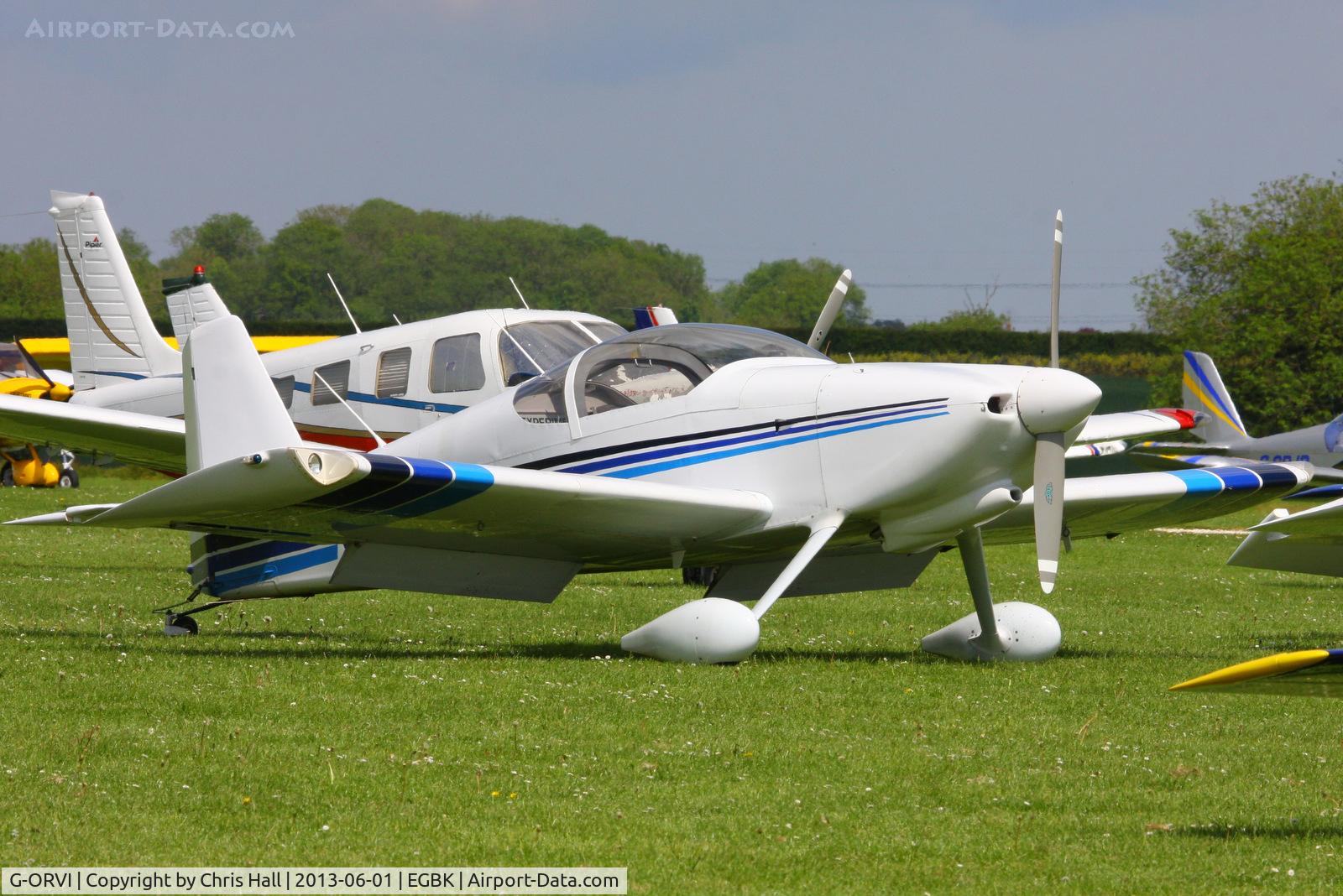 G-ORVI, 1996 Vans RV-6 C/N 20036, at AeroExpo 2013