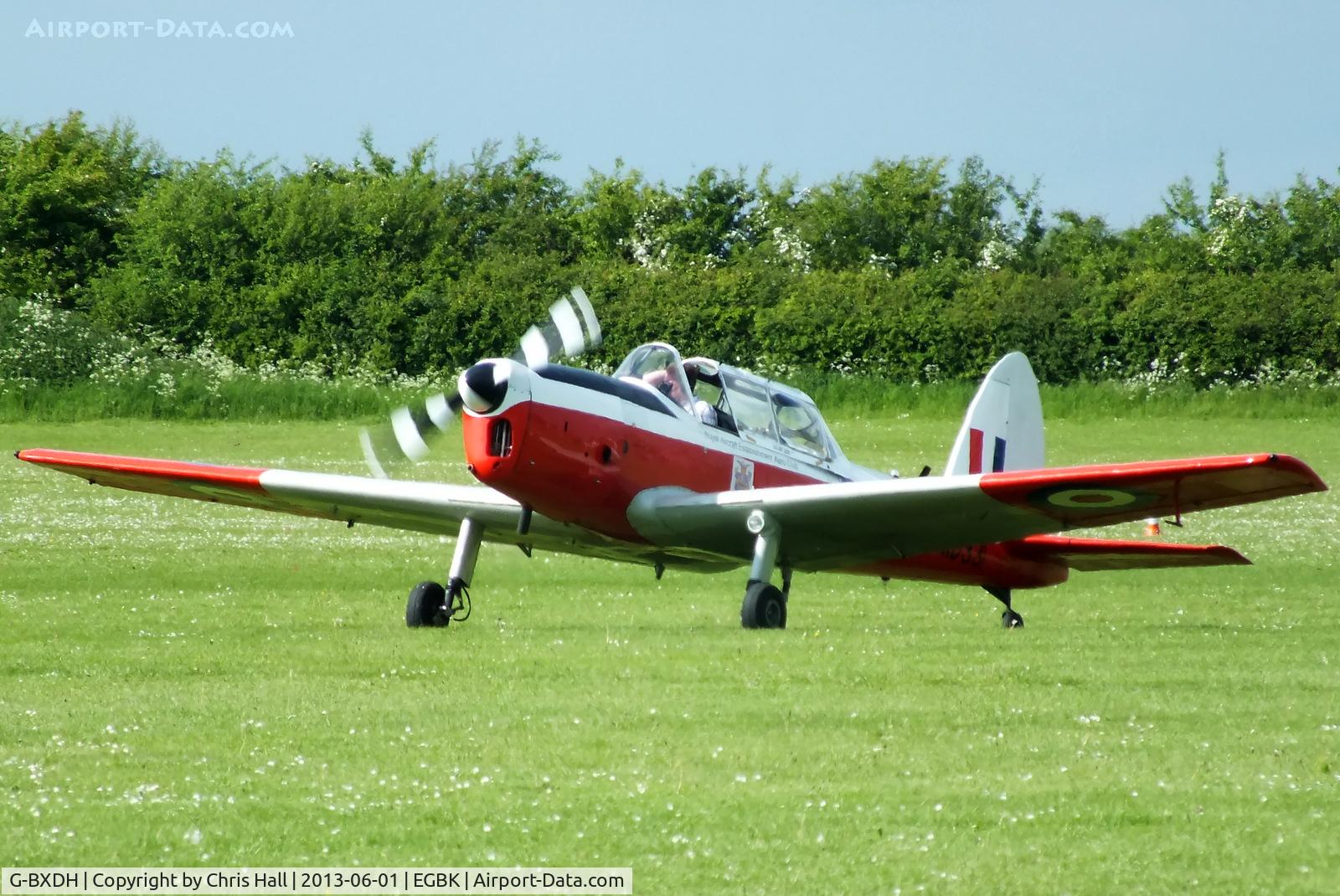 G-BXDH, 1951 De Havilland DHC-1 Chipmunk 22 C/N C1/0270, at AeroExpo 2013