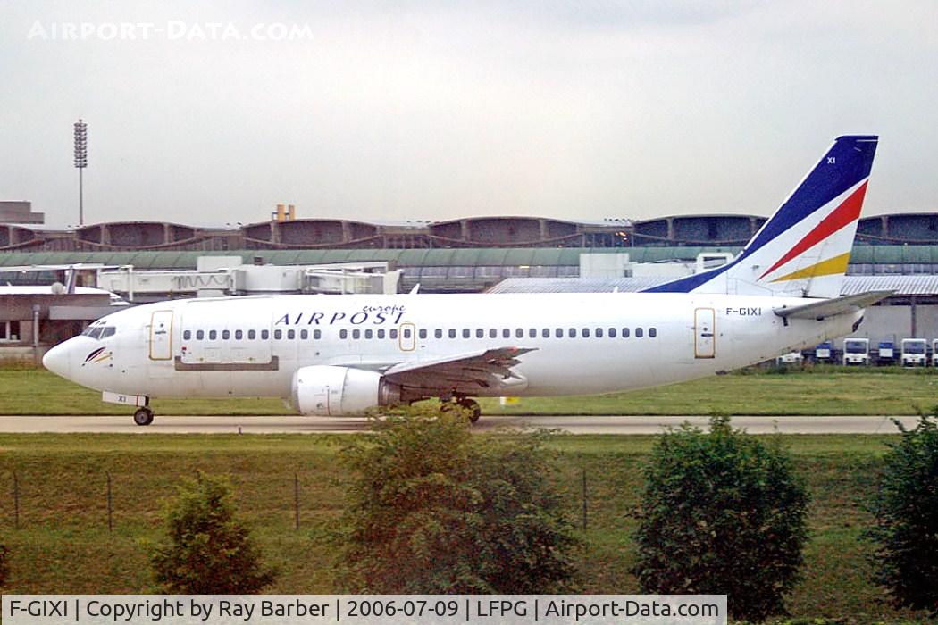 F-GIXI, 1987 Boeing 737-348F C/N 23809, Boeing 737-348F [23809] (Europe Airpost) Paris-Charles De Gaulle~F 09/07/2006
