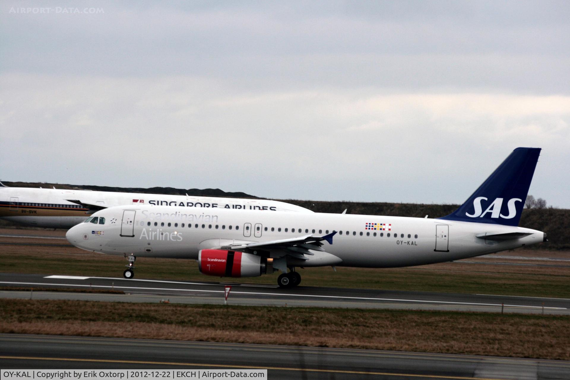 OY-KAL, 2006 Airbus A320-232 C/N 2883, OY-KAL's second day of comercial operations