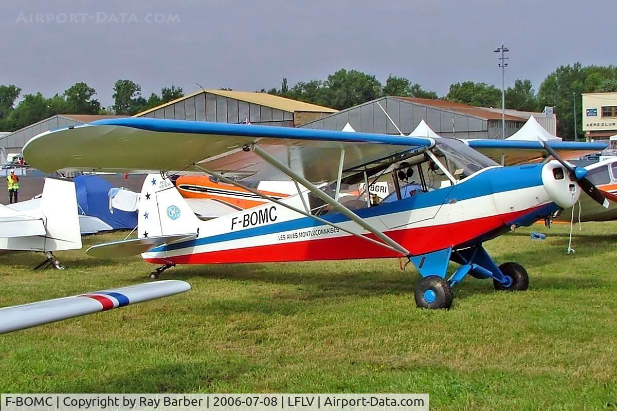 F-BOMC, Piper L-18C Super Cub (PA-18-95) C/N 18-1636, Piper PA-18-95 Super Cub [18-1636] Vichy~F 08/07/2006