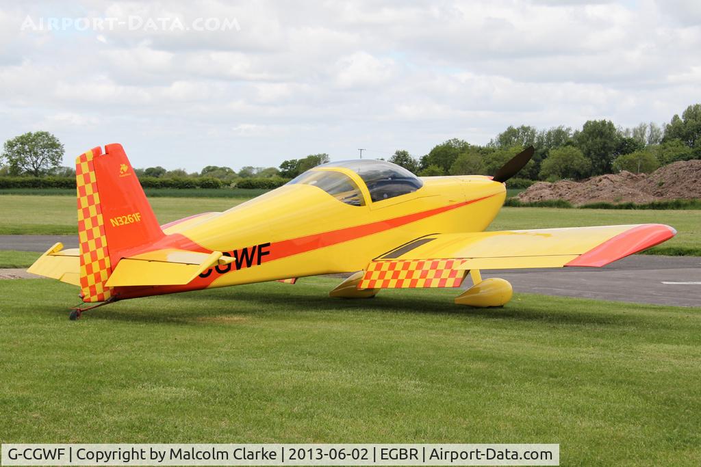 G-CGWF, 2008 Vans RV-7 C/N 70435, Vans RV-7 at The Real Aeroplane Club's Jolly June Jaunt, Breighton Airfield, 2013.