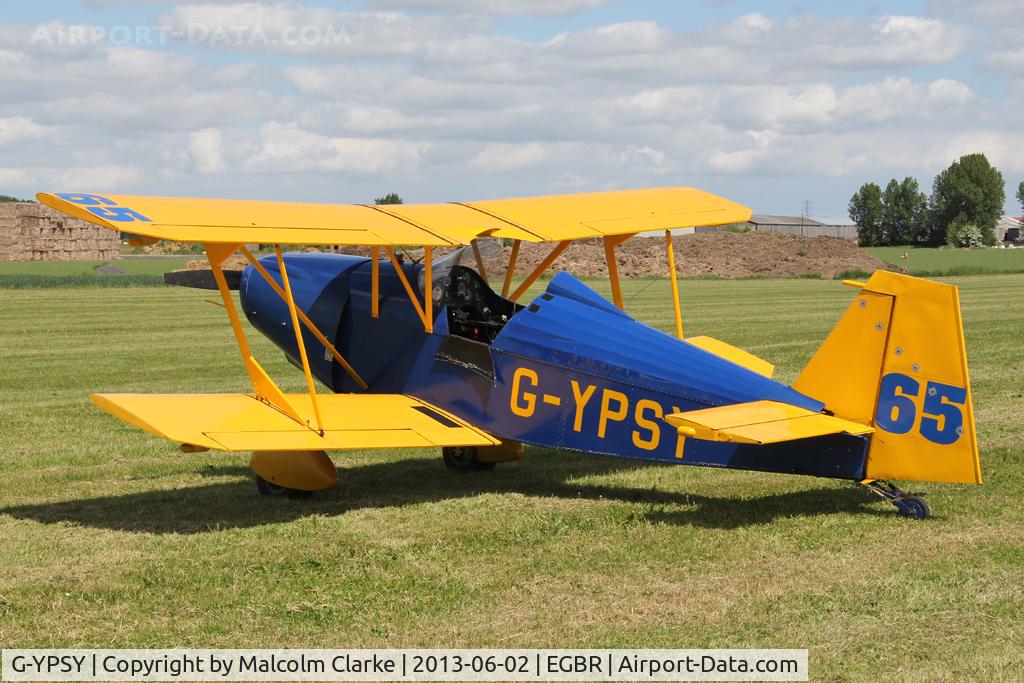 G-YPSY, 1988 Andreasson BA-4B C/N PFA 038-10352, BA4B at The Real Aeroplane Company's Jolly June Jaunt, Breighton Airfield, June 2nd 2013.