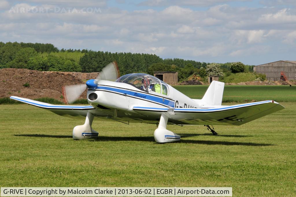 G-RIVE, 2007 Jodel D-153 Mascaret C/N PFA 235-12856, Jodel D-153 Mascaret at The Real Aeroplane Company's Jolly June Jaunt, Breighton Airfield, 2013.