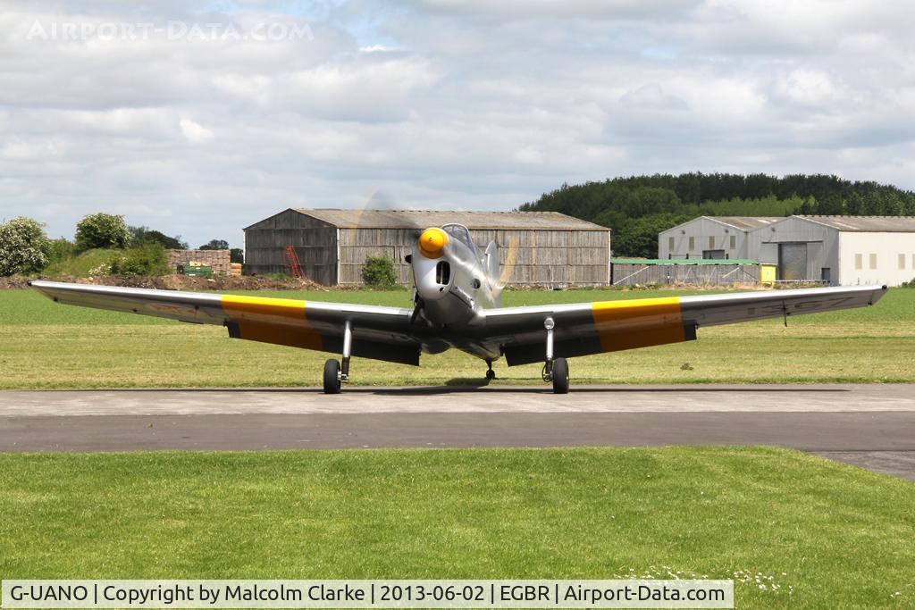 G-UANO, 1959 OGMA DHC-1 Chipmunk T.20 C/N OGMA-57, OGMA DHC-1 Chipmunk T.20 at The Real Aeroplane Club's Jolly June Jaunt, Breighton Airfield, 2013.