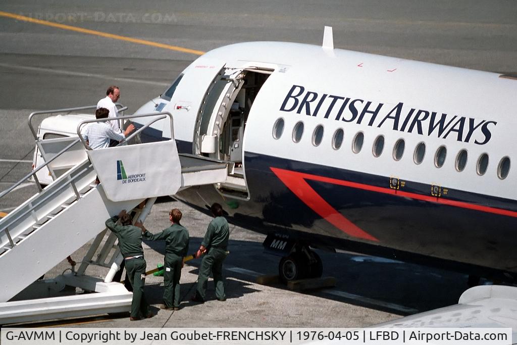 G-AVMM, 1968 BAC 111-510ED One-Eleven C/N BAC.141, BAW to Londres Heathrow