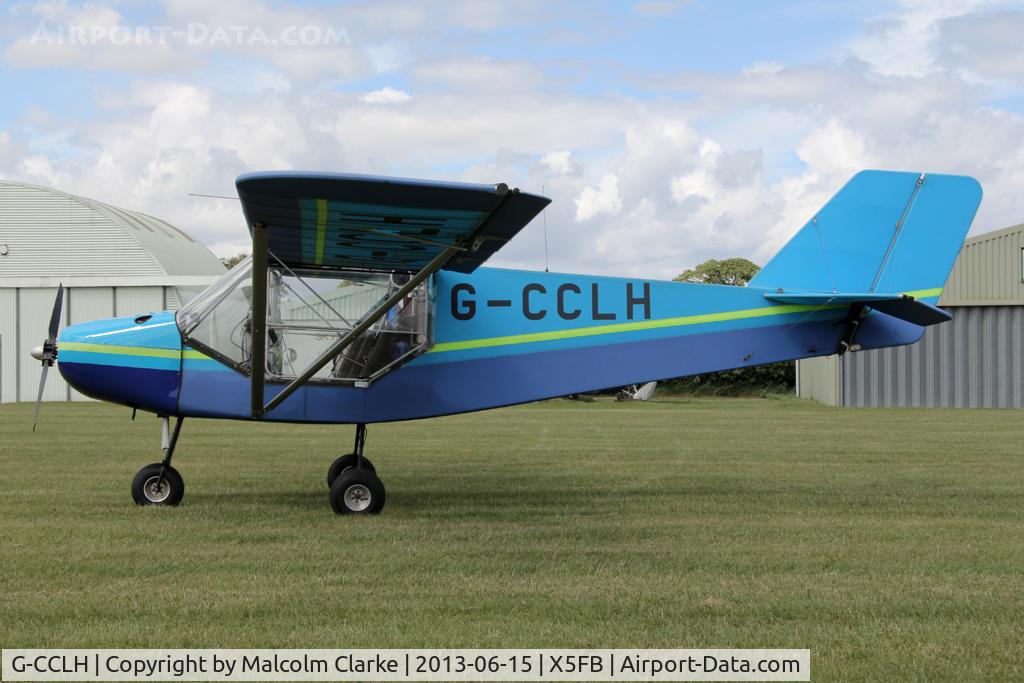 G-CCLH, 2003 Rans S-6ES Coyote II C/N PFA 204-13658, Rans S6-ES. A Fly UK 2013 team member's aircraft at Fishburn Airfield, June 2013.