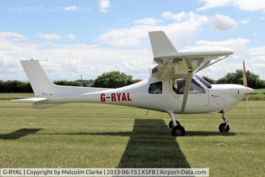 G-RYAL, 2000 Jabiru UL C/N PFA 274A-13365, Jabiru UL. A Fly UK 2013 team member's aircraft at Fishburn Airfield, June 2013.