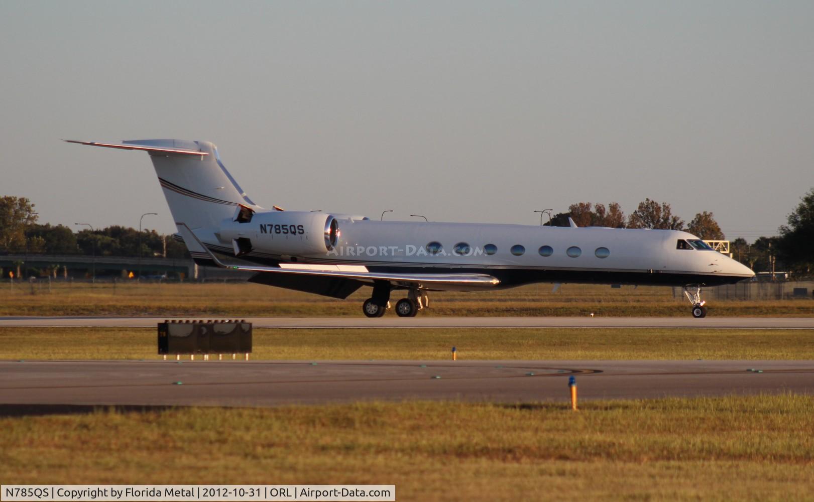 N785QS, 2007 Gulfstream Aerospace GV-SP (G550) C/N 5157, Former Net Jets G550 in for NBAA
