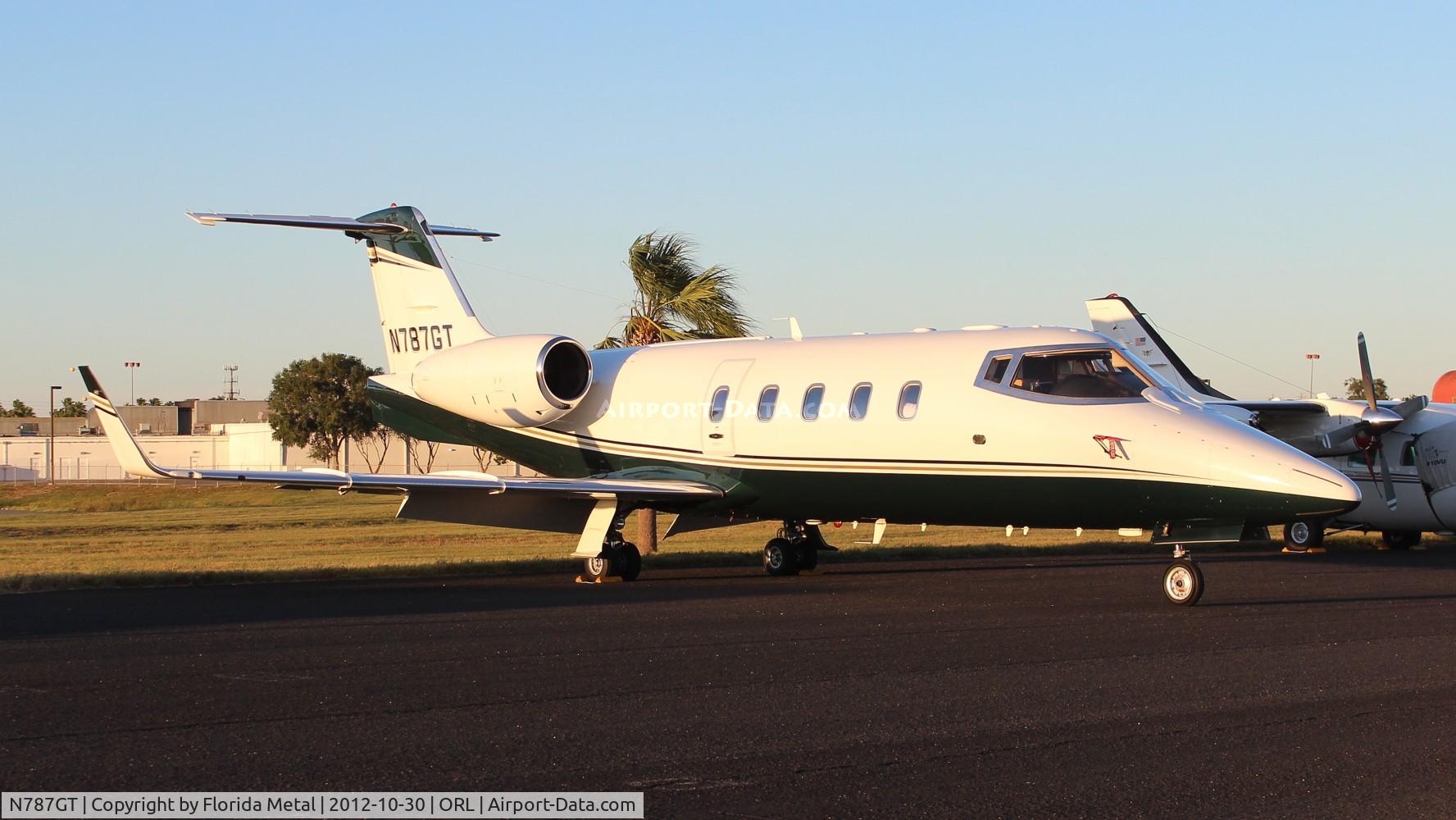 N787GT, Gates Learjet 55B C/N 128, NBAA visitor Lear 55B