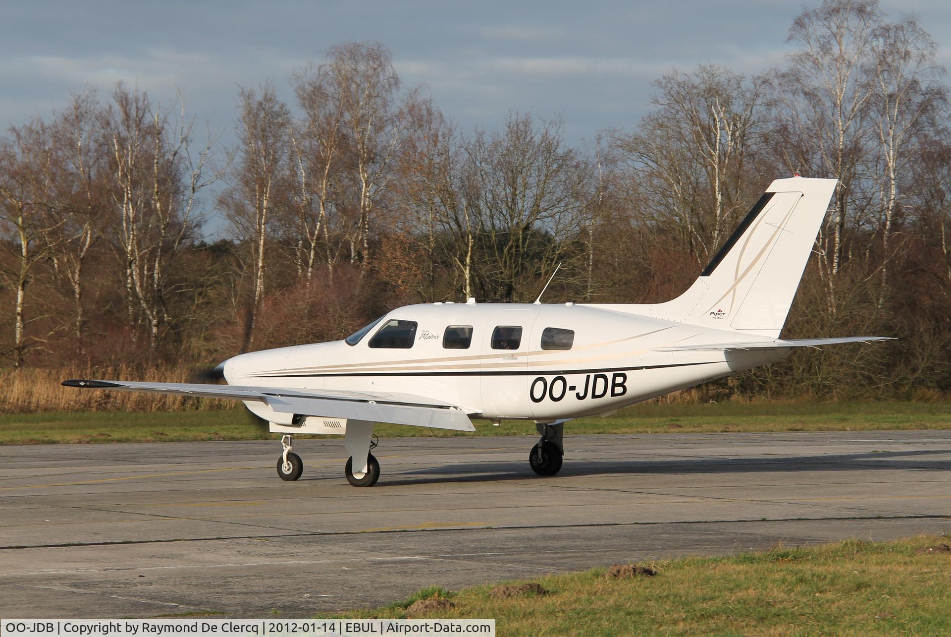 OO-JDB, 2009 Piper PA-46R-350T Malibu Matrix C/N 4692123, Ursel  2012-1-14
