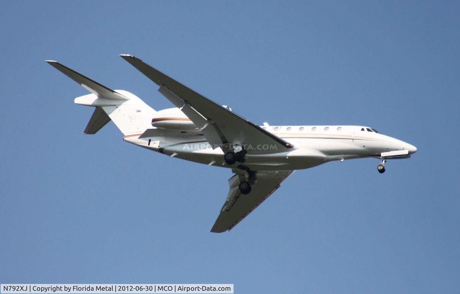 N792XJ, 2008 Cessna 750 Citation X Citation X C/N 750-0292, XO Jet Citation X