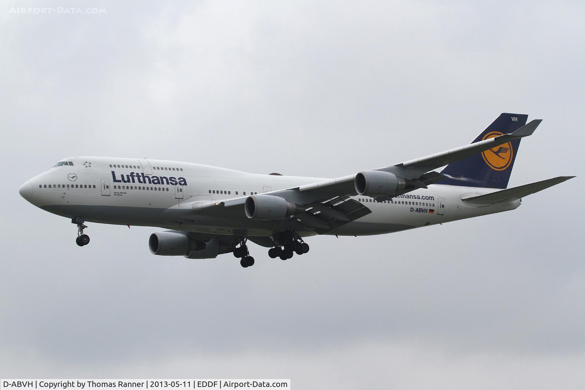 D-ABVH, 1991 Boeing 747-430 C/N 25045, Lufthansa Boeing 747
