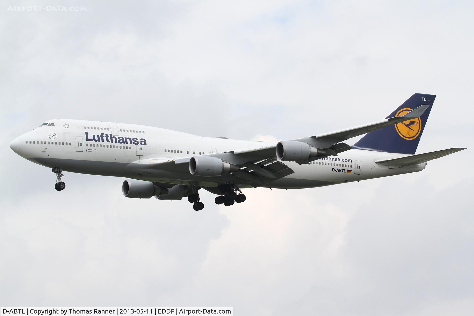D-ABTL, 2002 Boeing 747-430 C/N 29872, Lufthansa Boeing 747