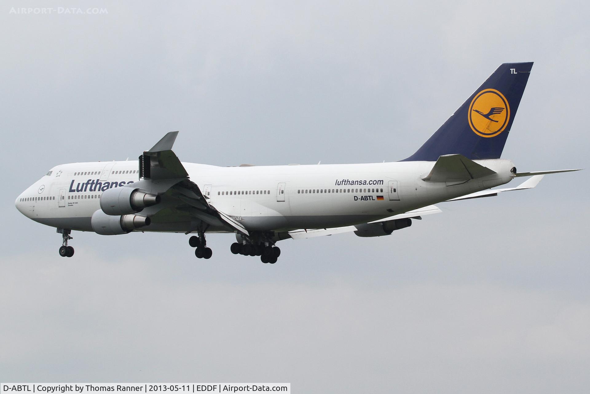 D-ABTL, 2002 Boeing 747-430 C/N 29872, Lufthansa Boeing 747