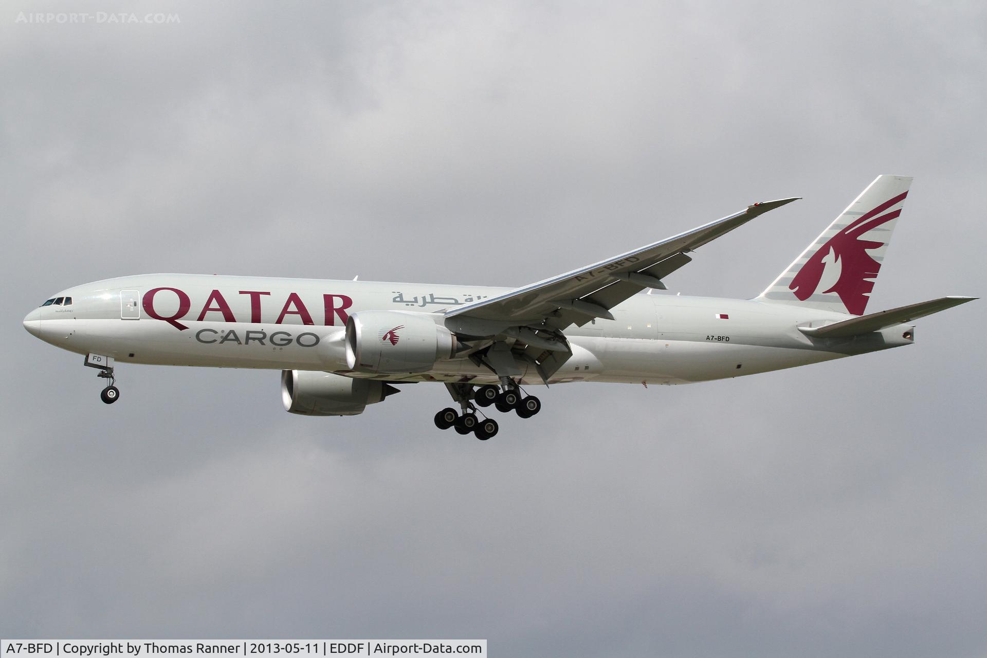 A7-BFD, 2012 Boeing 777-FDZ C/N 41427, Qatar Airways Cargo Boeing 777