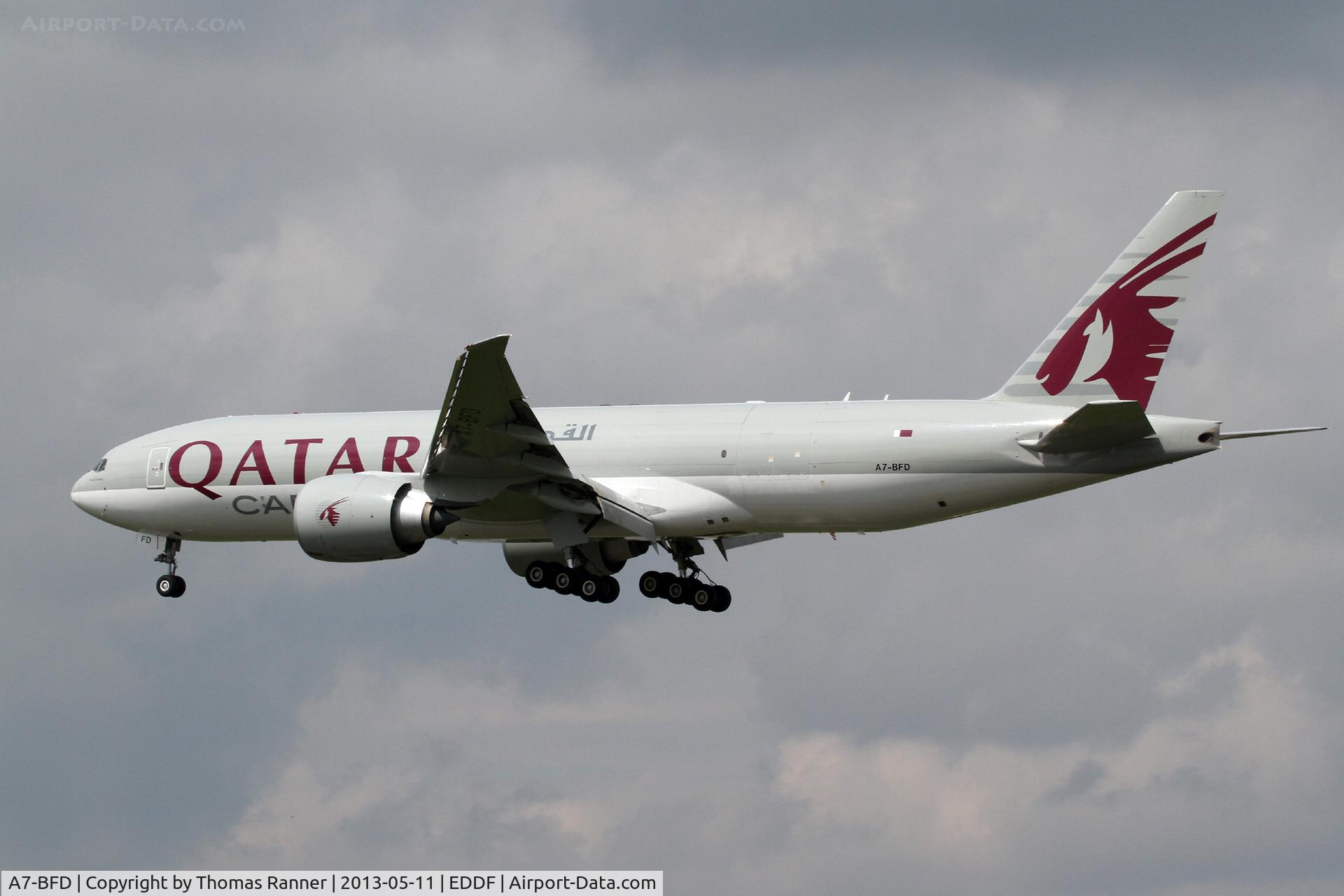 A7-BFD, 2012 Boeing 777-FDZ C/N 41427, Qatar Airways Cargo Boeing 777
