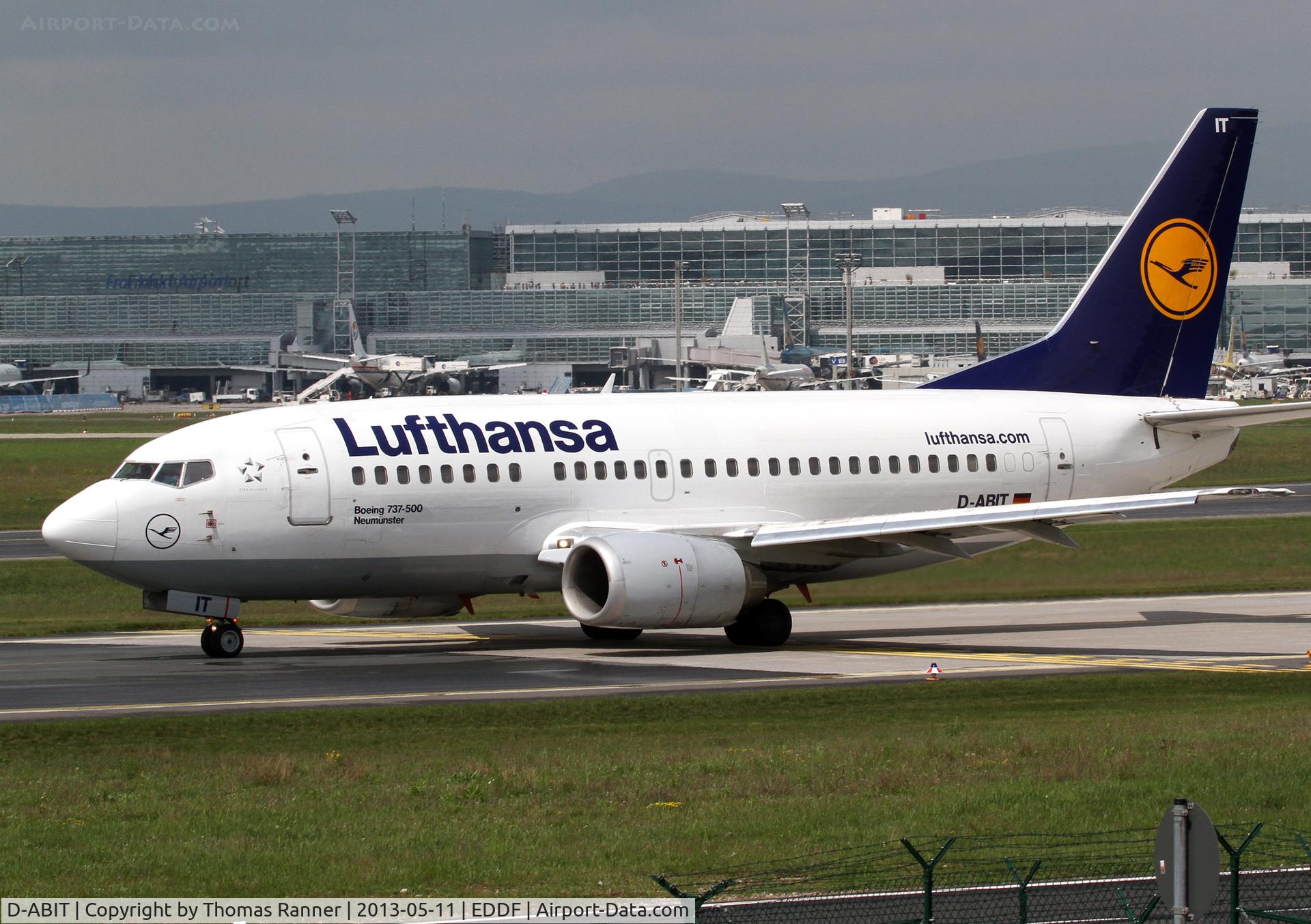 D-ABIT, 1991 Boeing 737-530 C/N 24943, Lufthansa Boeing 737