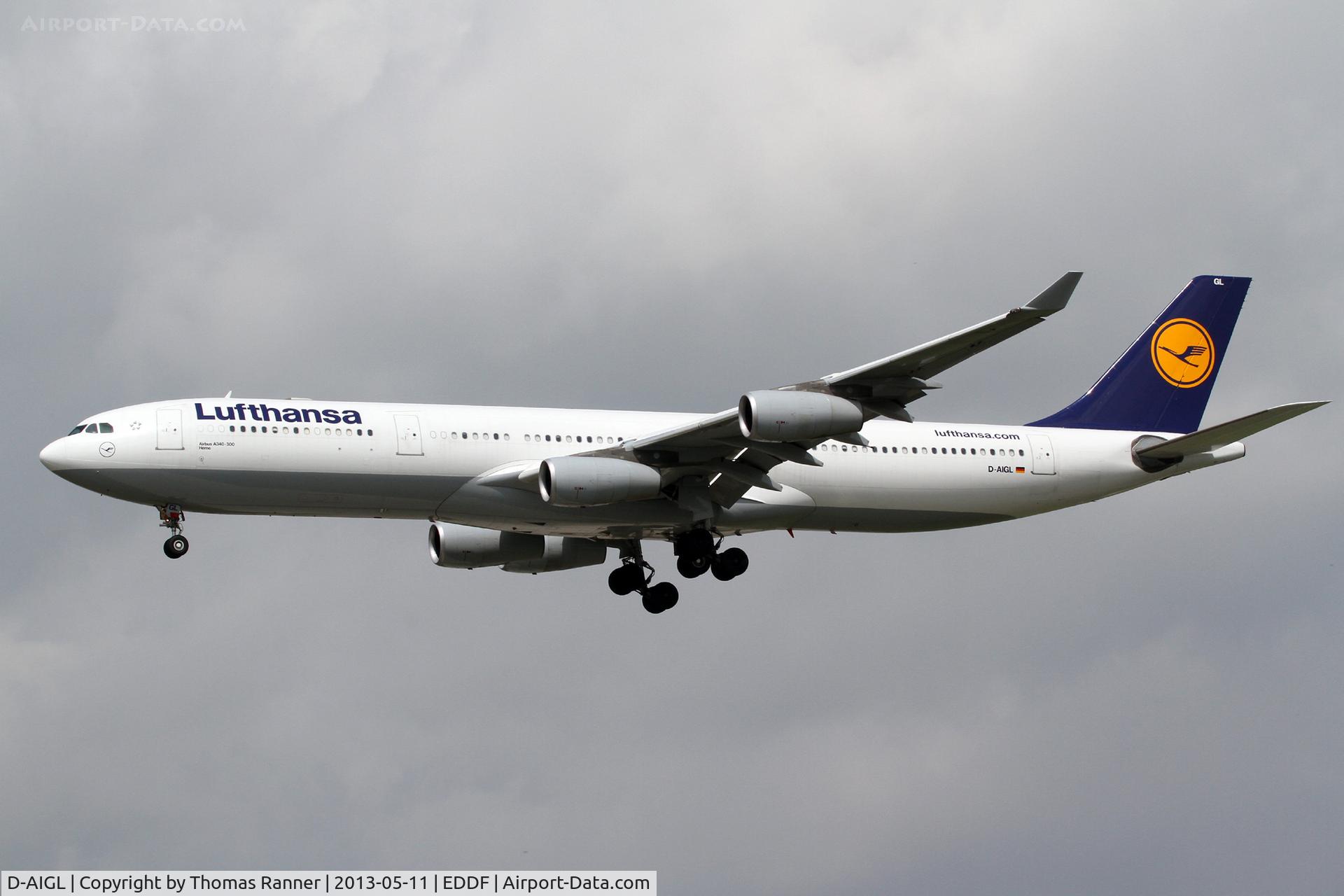 D-AIGL, 1996 Airbus A340-313 C/N 135, Lufthansa Airbus A340