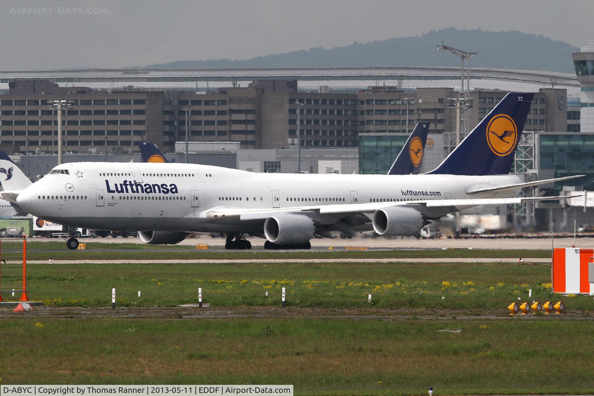 D-ABYC, 2012 Boeing 747-830 C/N 37828, Lufthansa Boeing 747-8