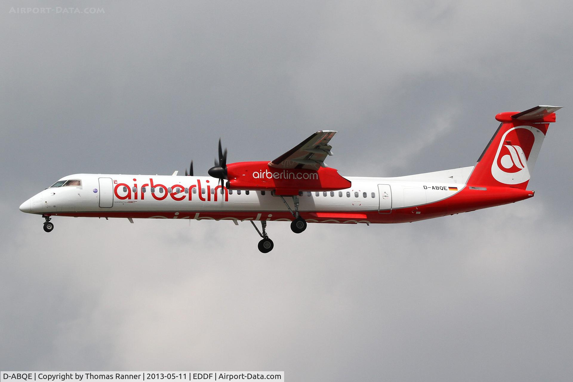 D-ABQE, 2009 De Havilland Canada DHC-8-402Q Dash 8 C/N 4239, Air Berlin DHC-8