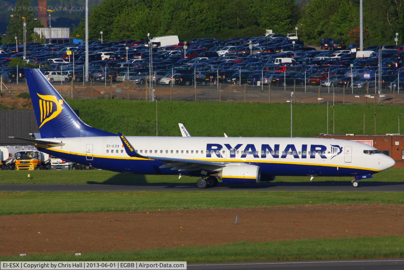 EI-ESX, 2011 Boeing 737-8AS C/N 34998, Ryanair