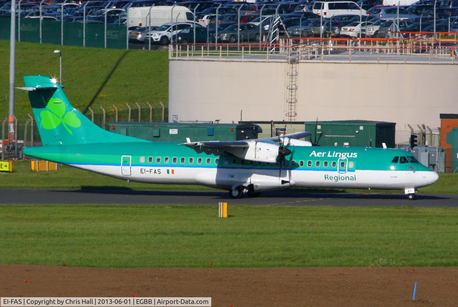 EI-FAS, 2013 ATR 72-600 (72-212A) C/N 1083, Aer Lingus Regional