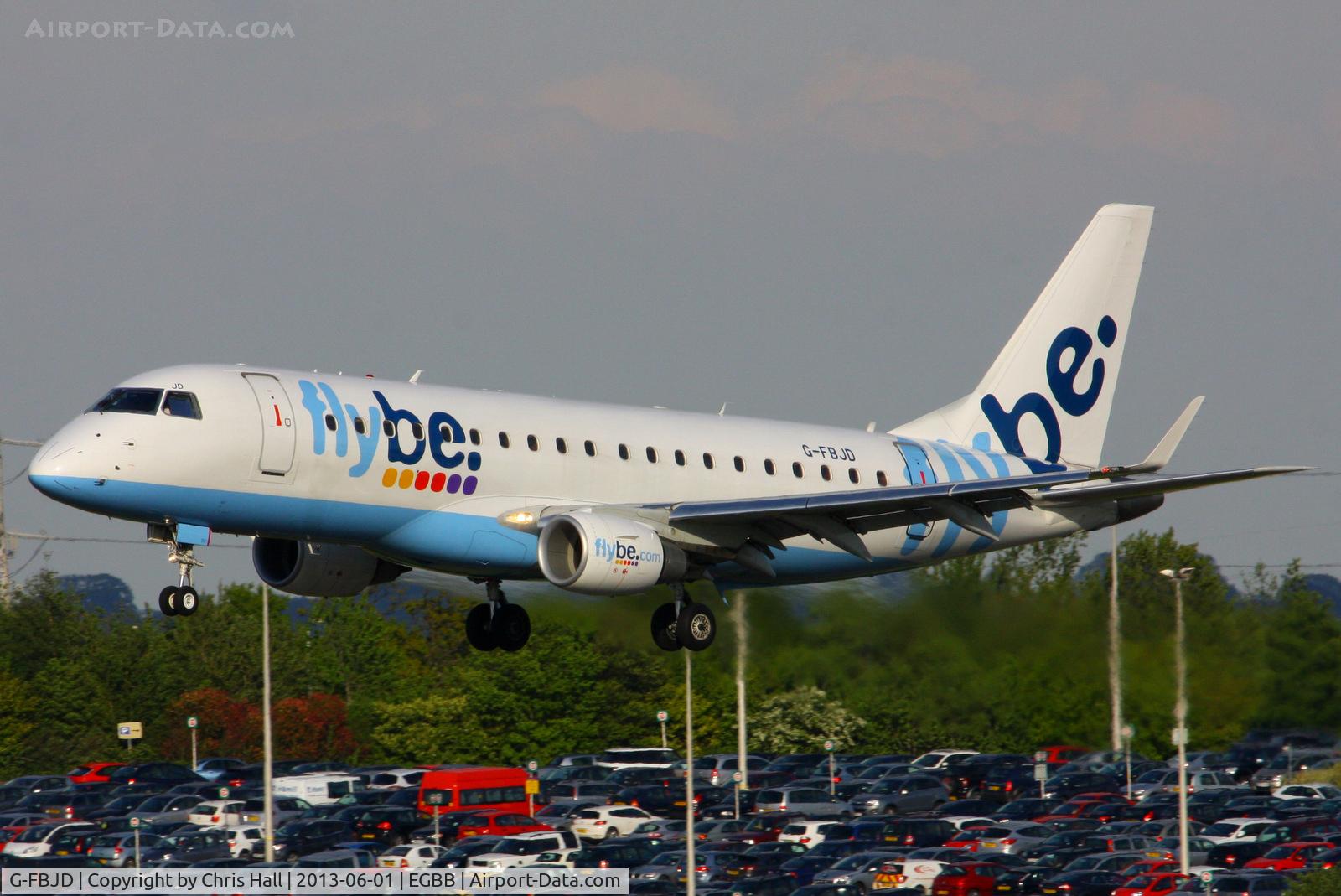 G-FBJD, 2011 Embraer 175STD (ERJ-170-200) C/N 17000329, flybe