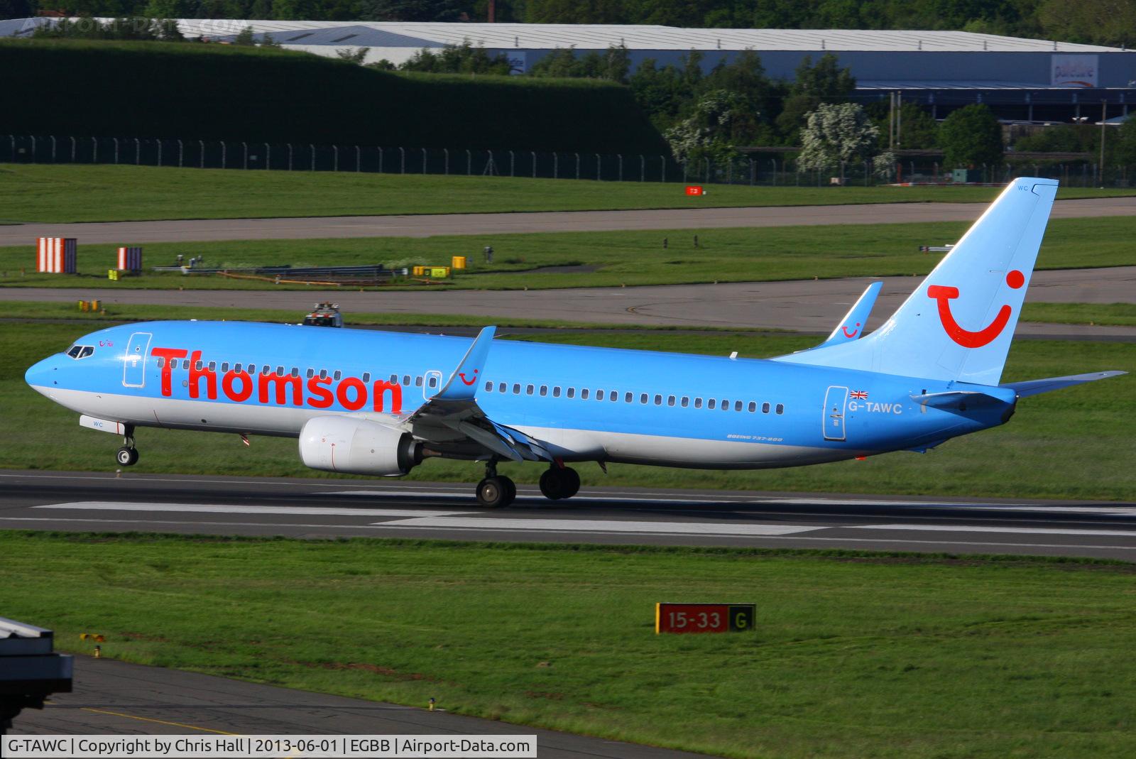 G-TAWC, 2012 Boeing 737-8K5 C/N 39922, Thomson