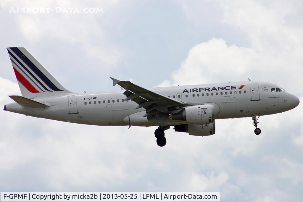 F-GPMF, 1996 Airbus A319-113 C/N 637, Landing