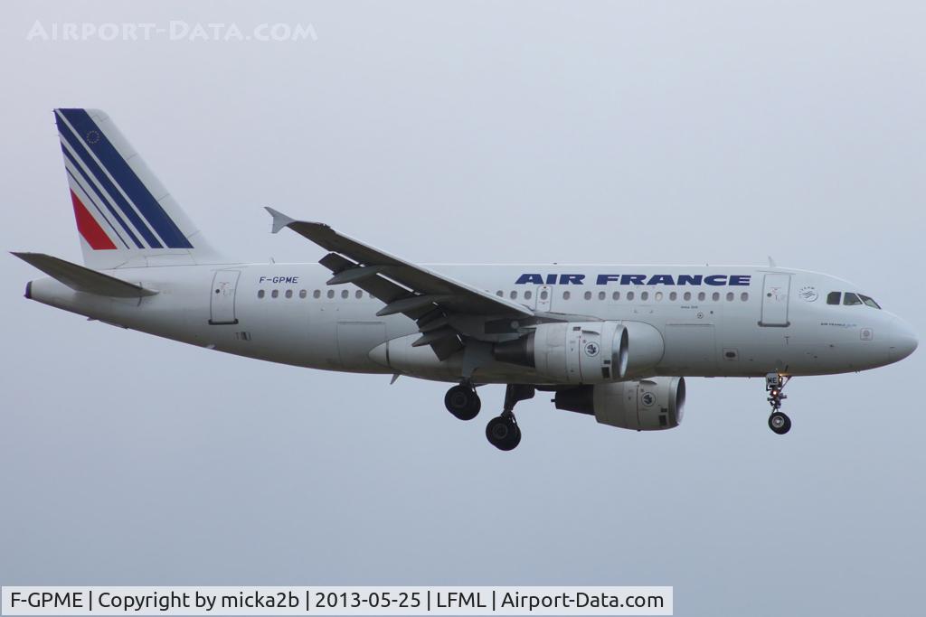 F-GPME, 1996 Airbus A319-113 C/N 625, Landing. Srapped in november 2018