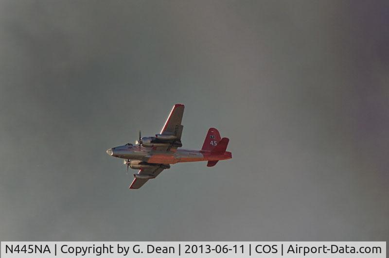 N445NA, 1956 Lockheed P2V-7 Neptune C/N 726-7102 (140443), In action in the Black Forest Fire, Colorado - June 2013
