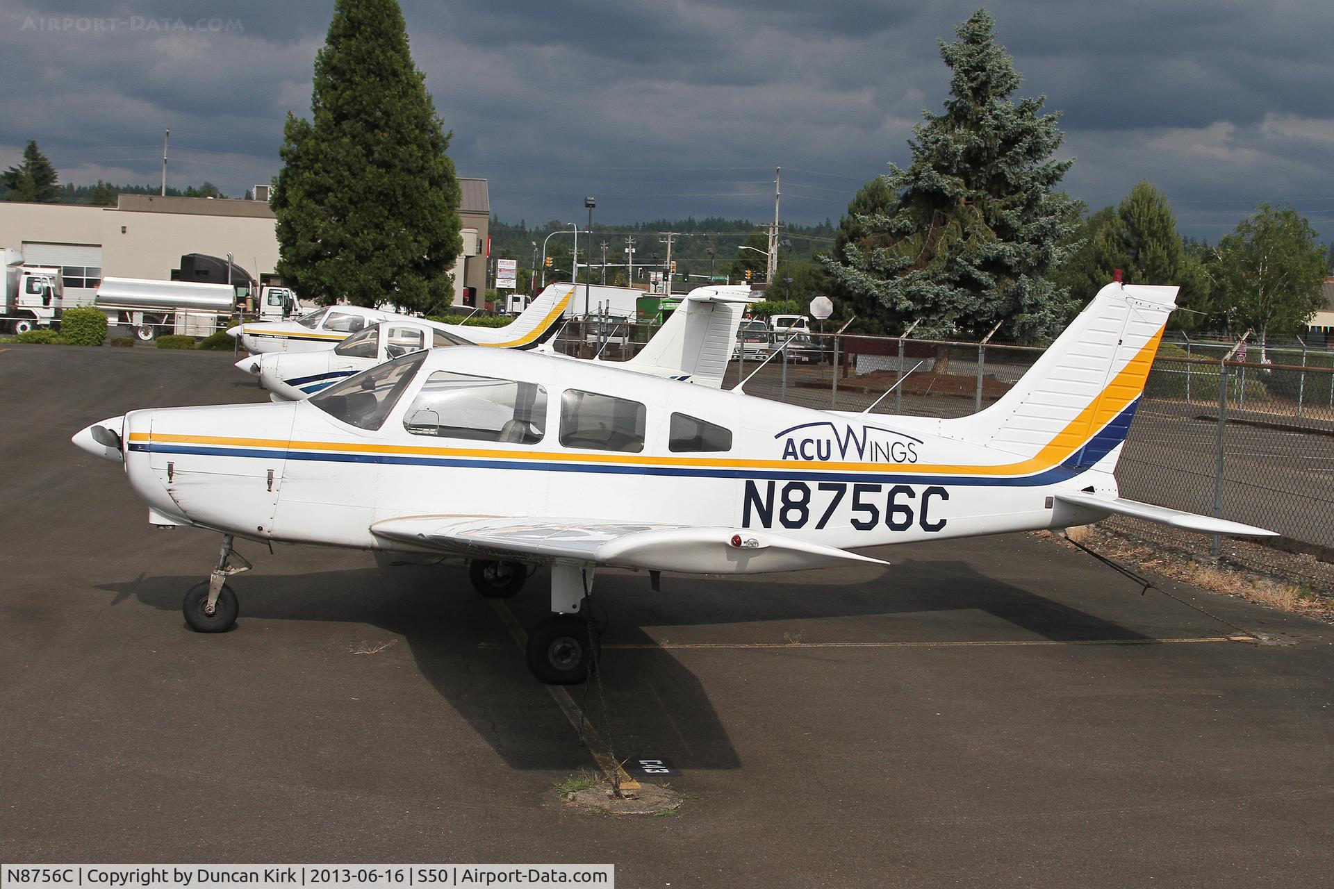 N8756C, 1976 Piper PA-28-151 C/N 28-7615125, Auburn resident