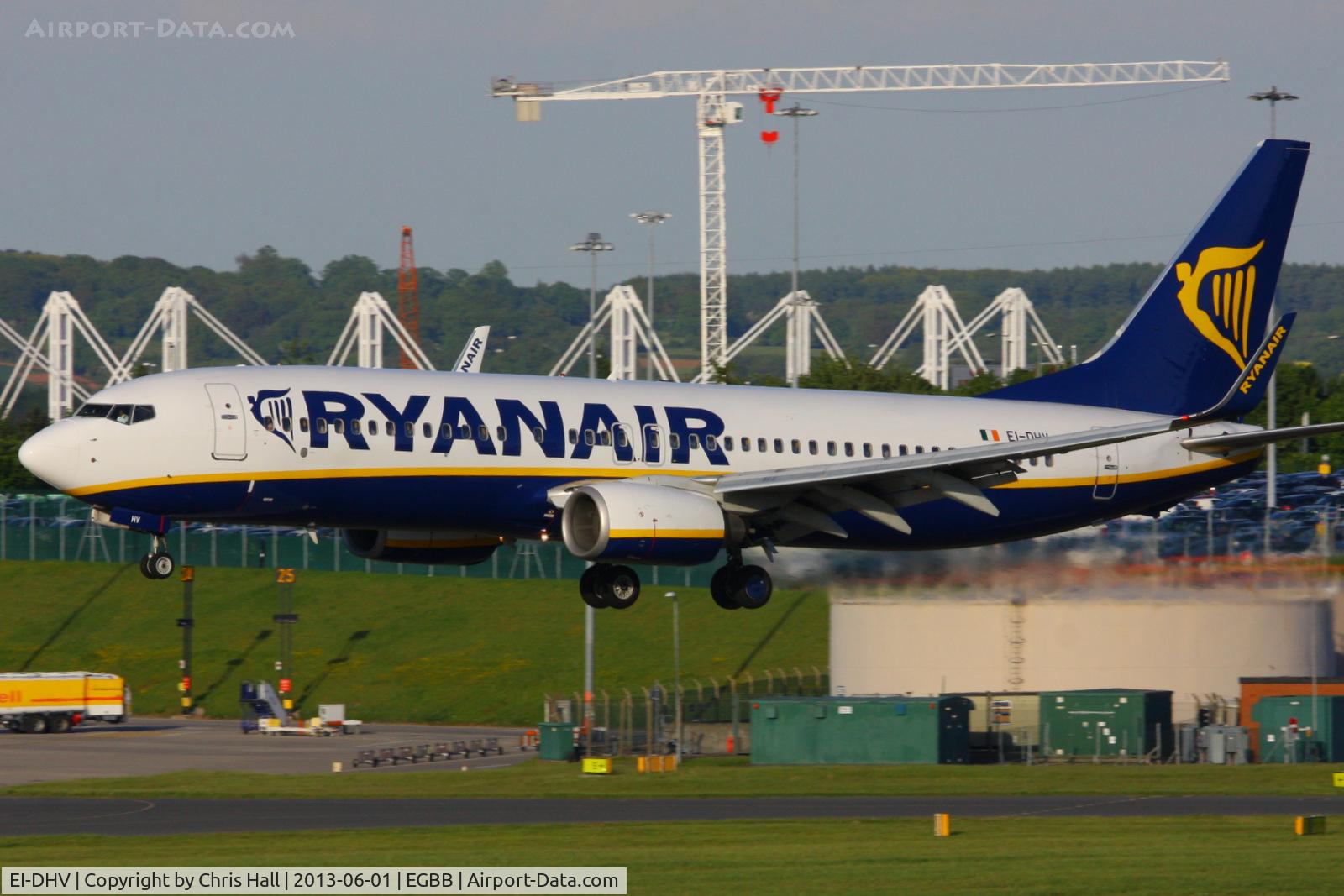 EI-DHV, 2005 Boeing 737-8AS C/N 33582, Ryanair