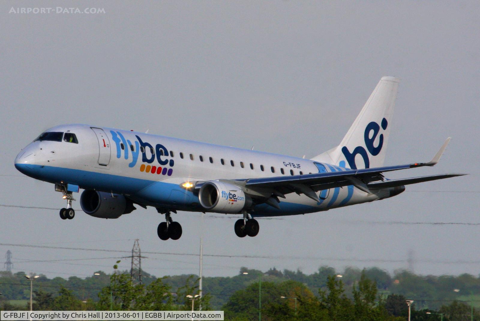 G-FBJF, 2012 Embraer 175STD (ERJ-170-200) C/N 17000341, flybe