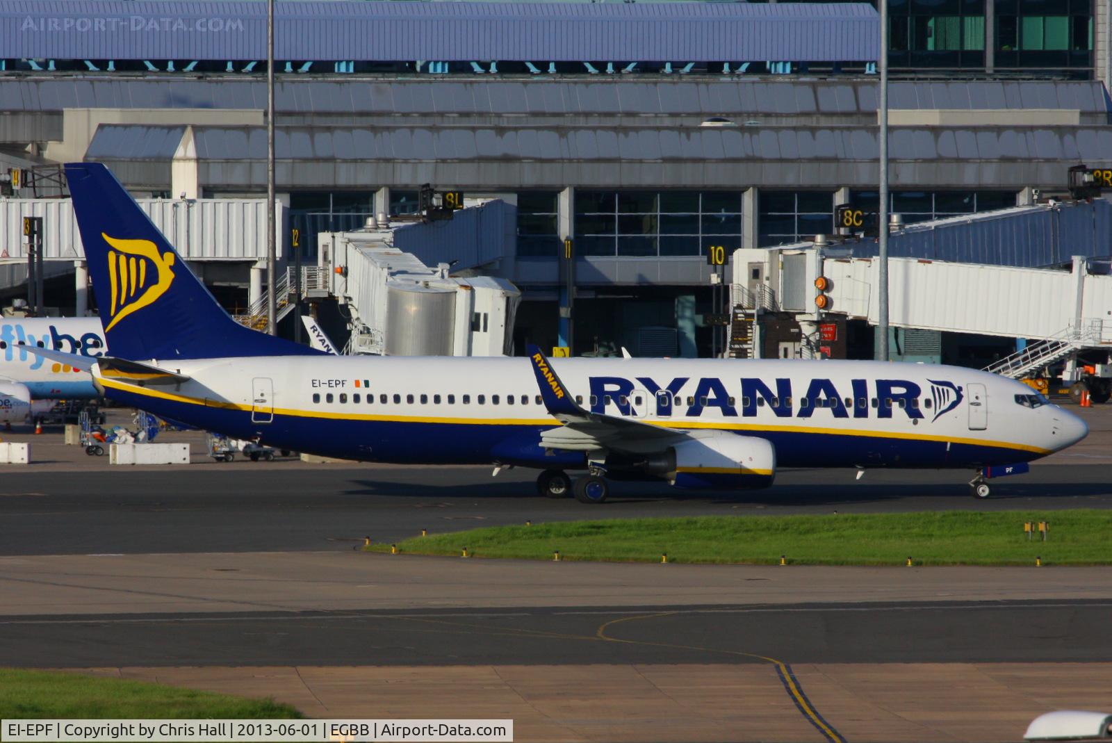 EI-EPF, 2011 Boeing 737-8AS C/N 40309, Ryanair