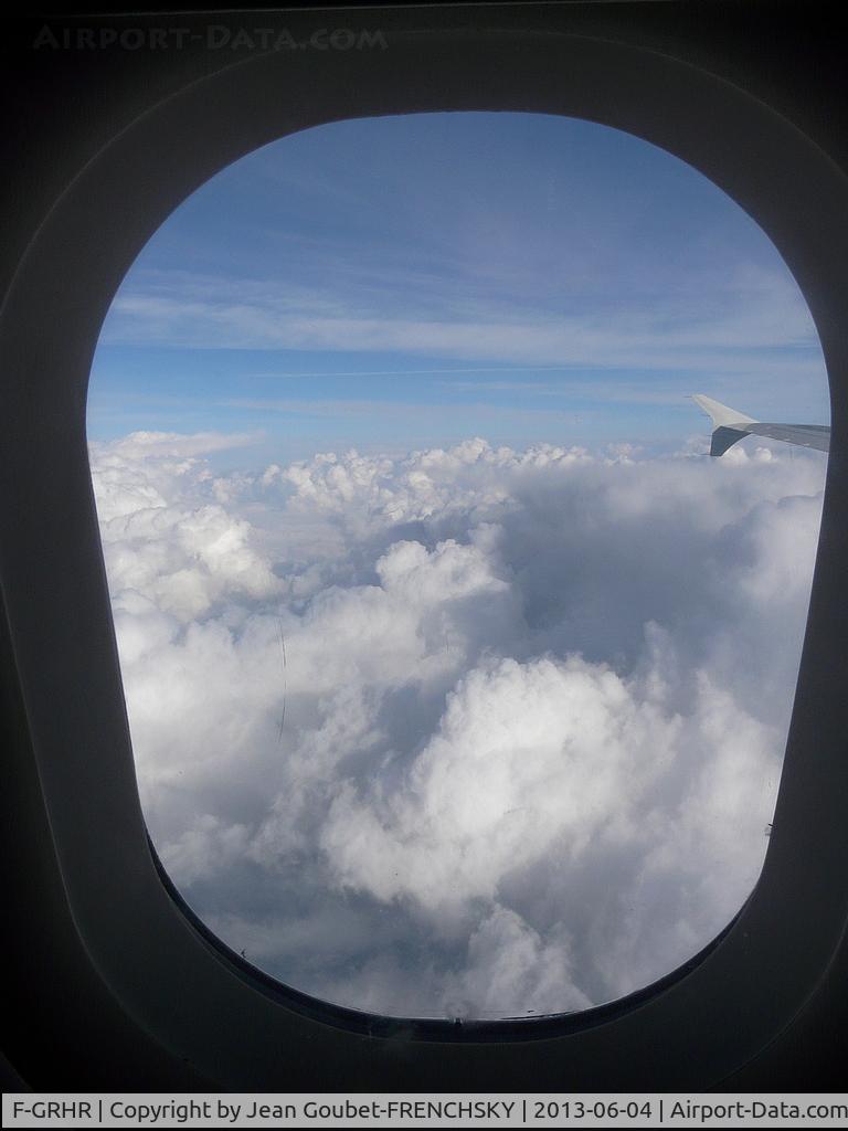 F-GRHR, 2001 Airbus A319-111 C/N 1415, in flight level 310