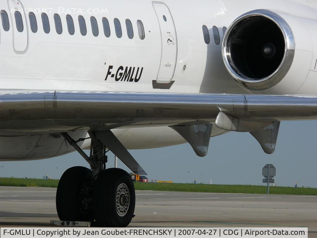 F-GMLU, 1986 McDonnell Douglas MD-83 (DC-9-83) C/N 49398, ex Blue Line at CDG T3